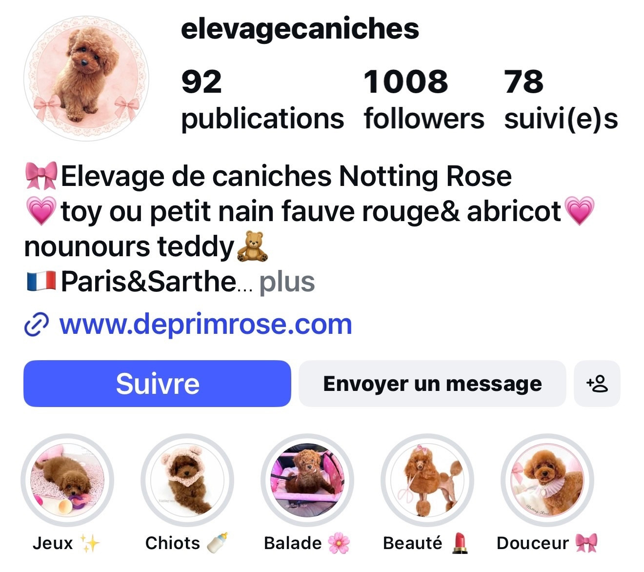 Suivez nous sur INSTAGRAM !